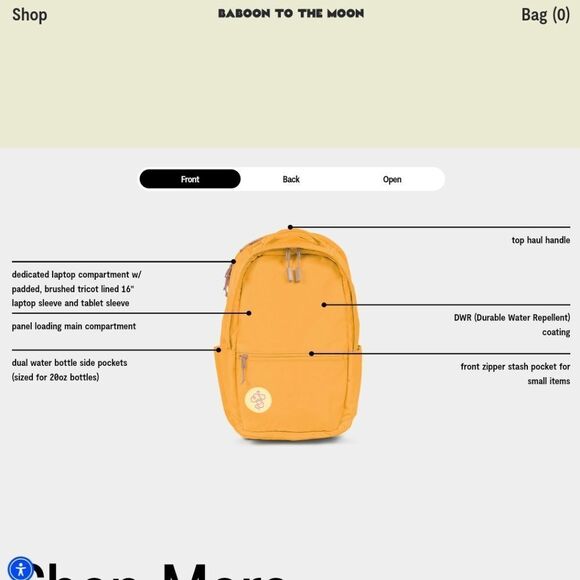 - B2TM super durable 1050D Ballistic Nylon city backpack ergonomic 24 l - Picture 14 of 14